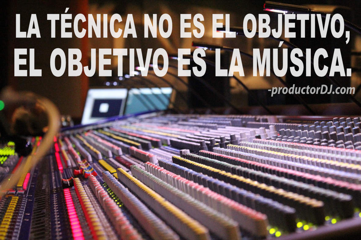 El objetivo es la música. 