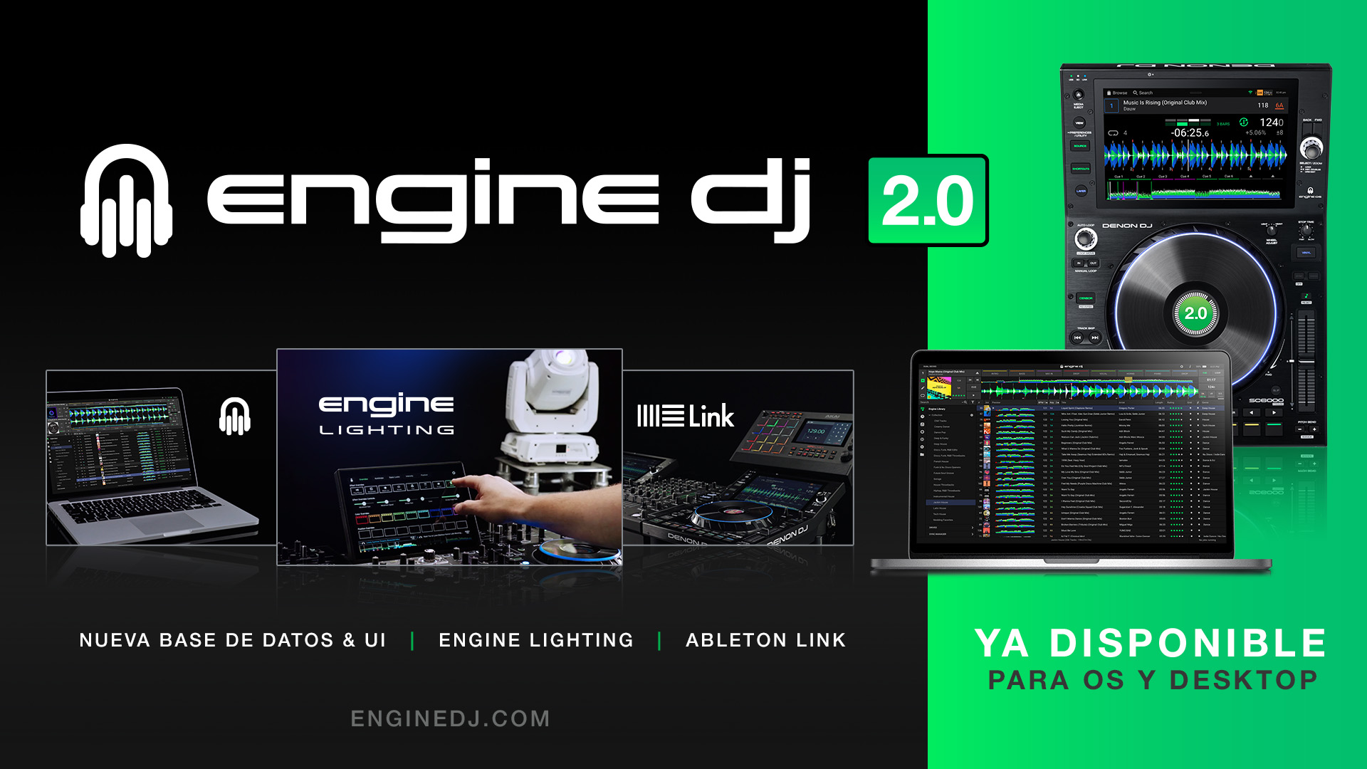 ENGINE DJ 2.0 – Nueva actualización del software para DJs de Denon