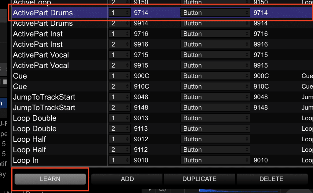 rekordbox midi learn